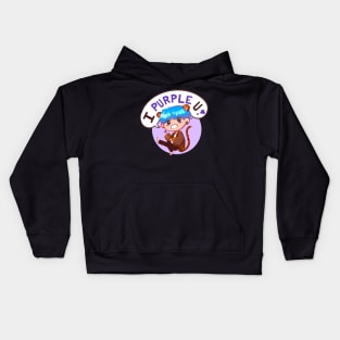 i purple you Kids Hoodie